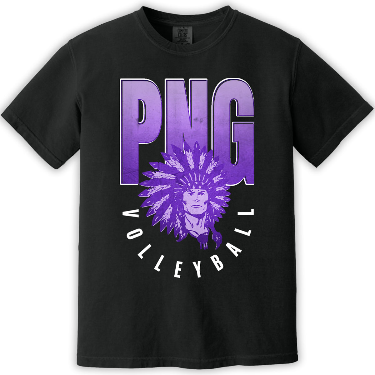 PNG Bold Volleyball Graphic Tee