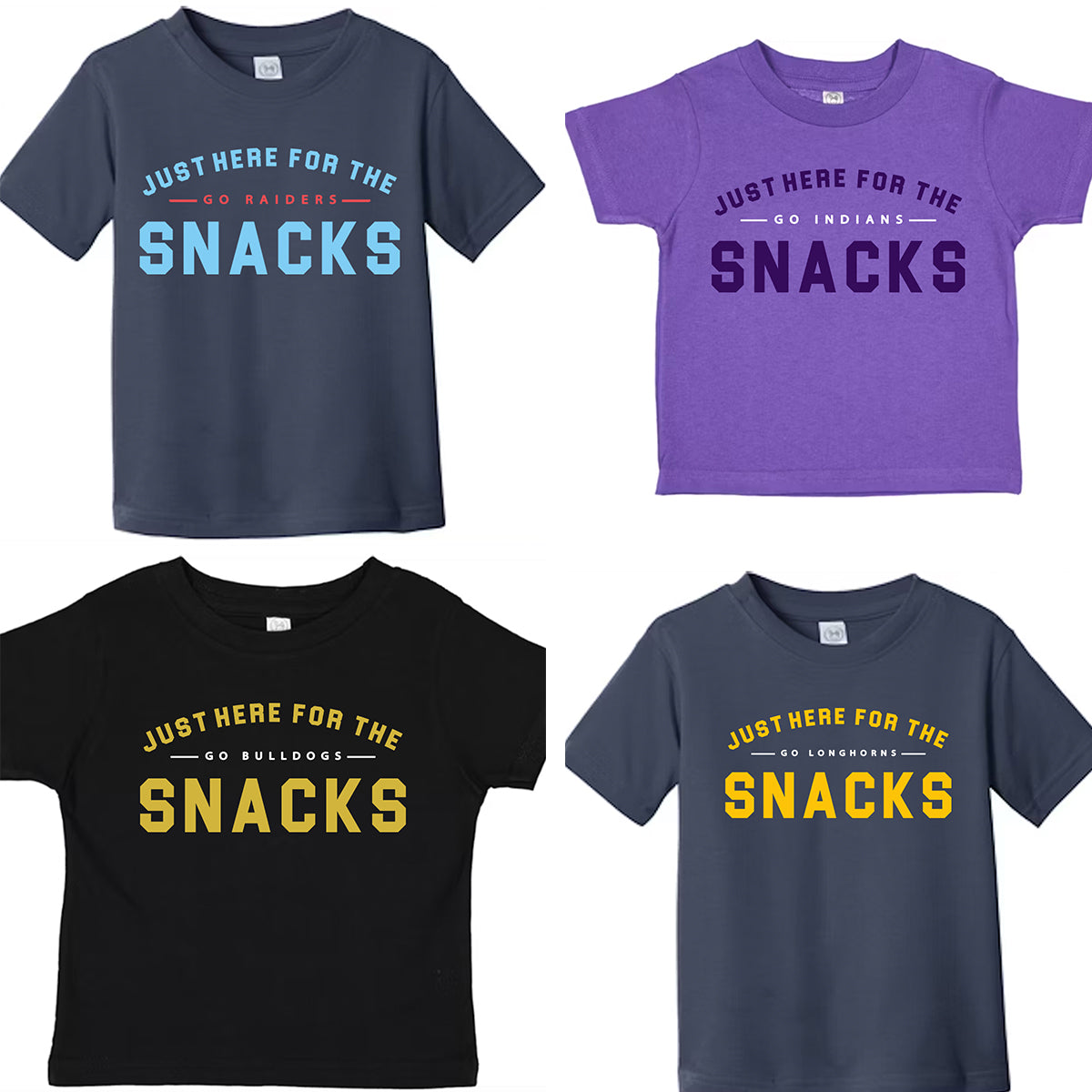 Just Here For The Snacks Team Tee