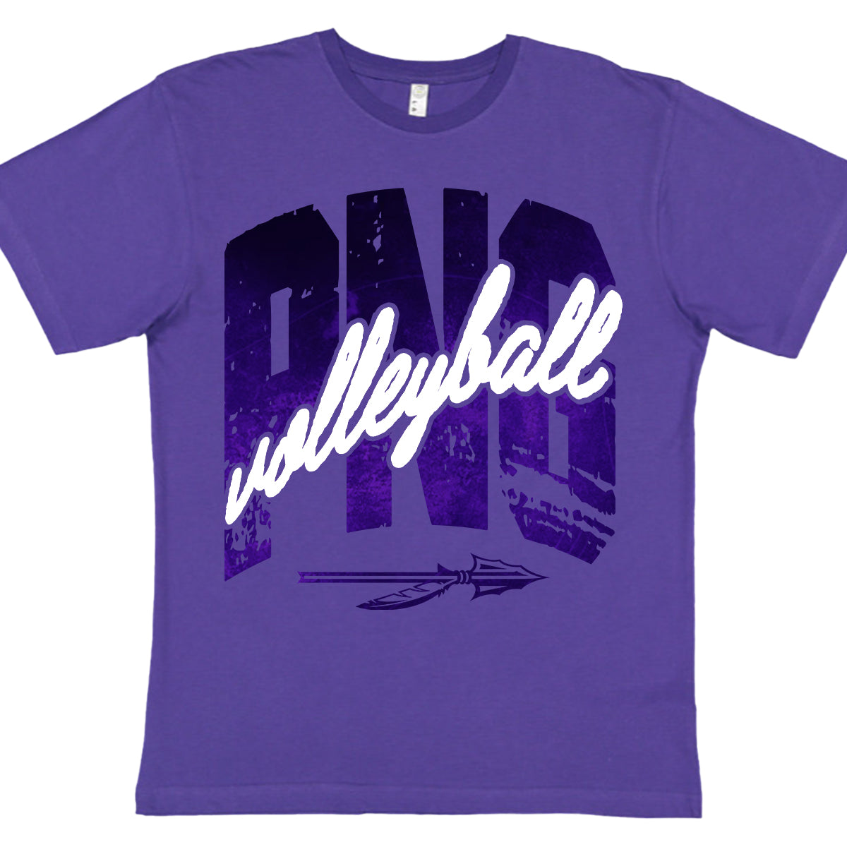PNG Volleyball Distressed Graphic Tee