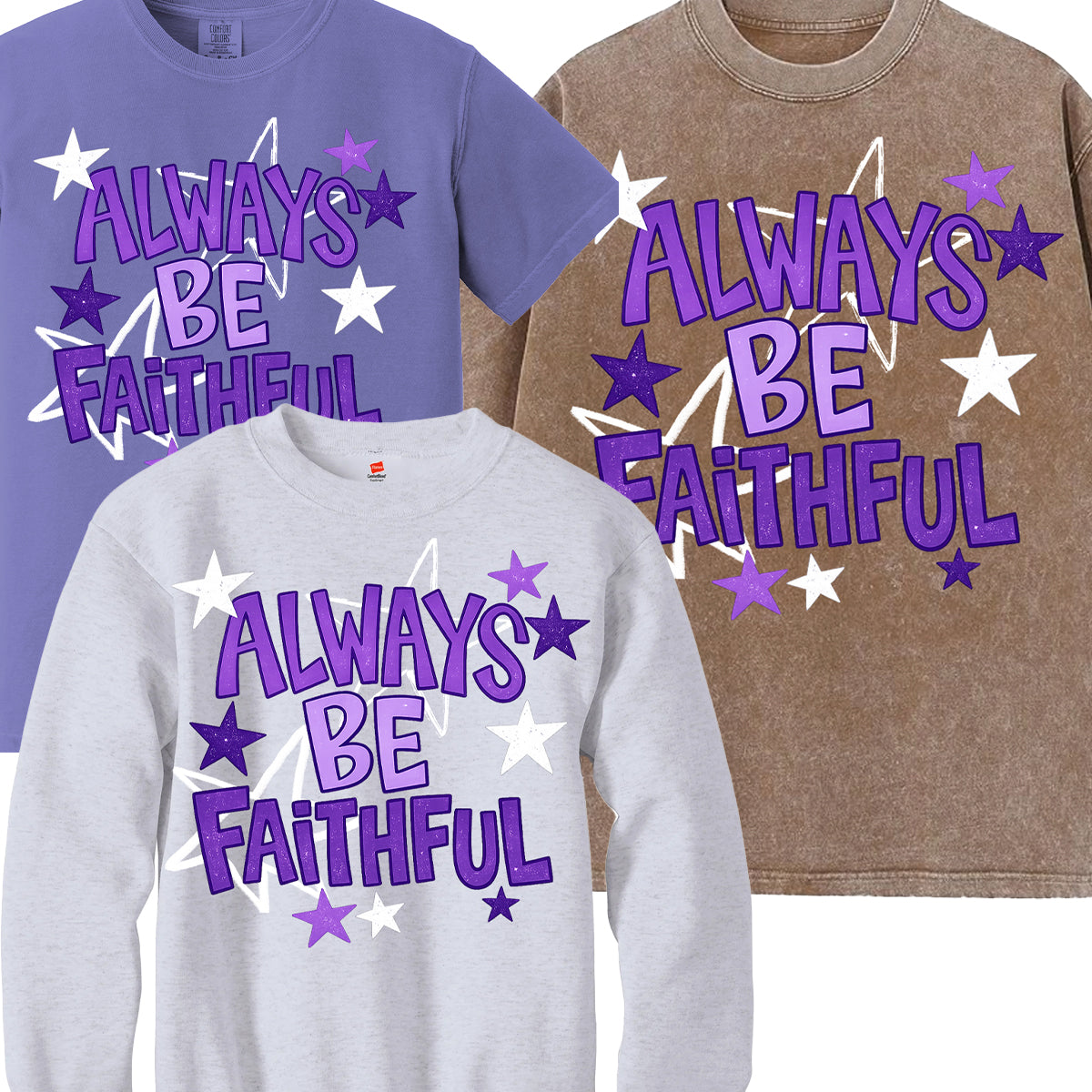 Always Be Faithful Doodle Design