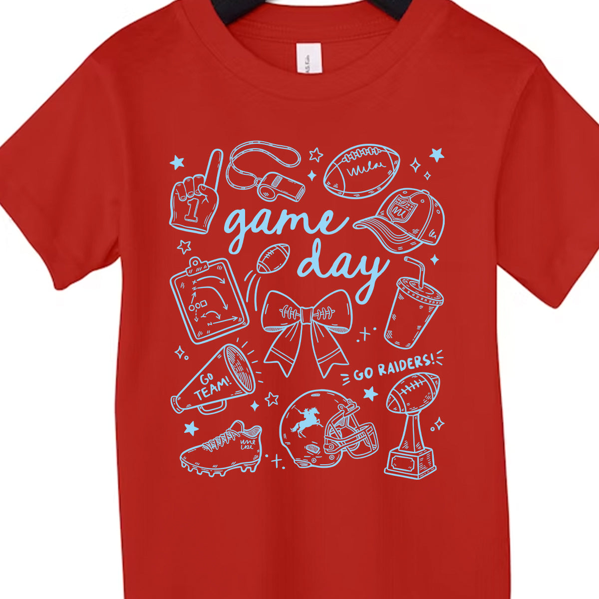 Raider Whimsy Game Day Graphic Tee