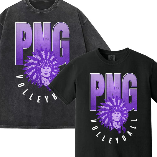 PNG Bold Volleyball Graphic Tee