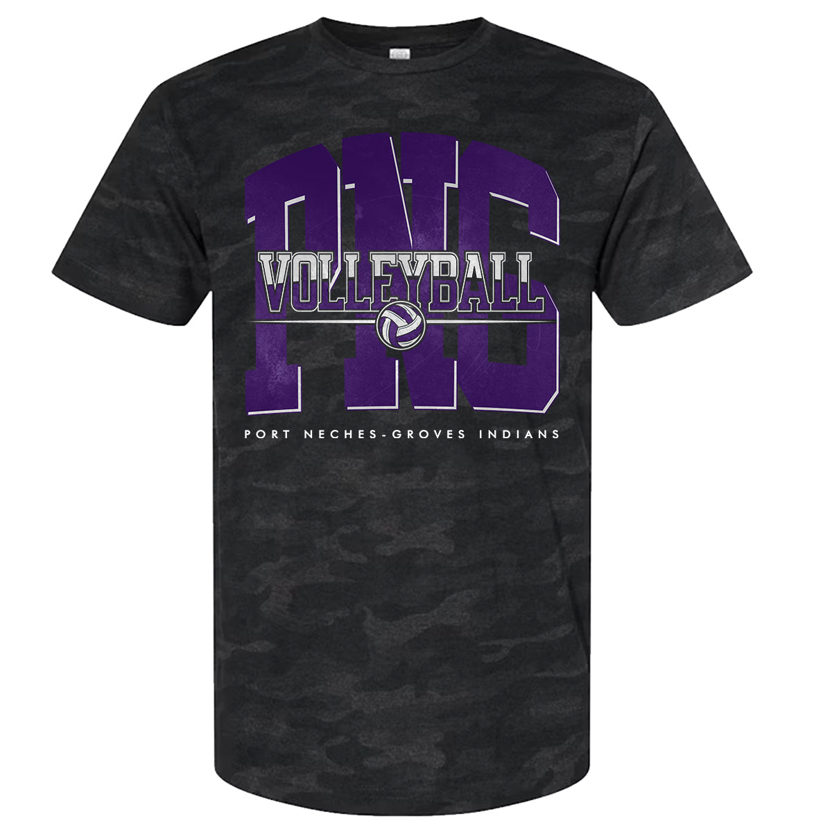 PNG Volleyball Graphic Tee