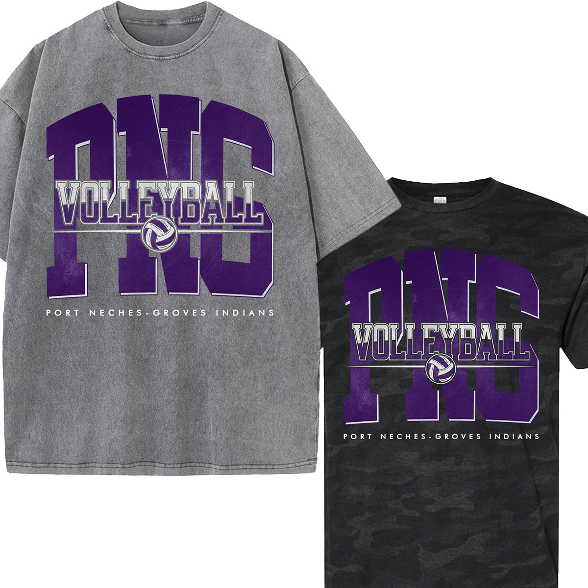 PNG Volleyball Graphic Tee