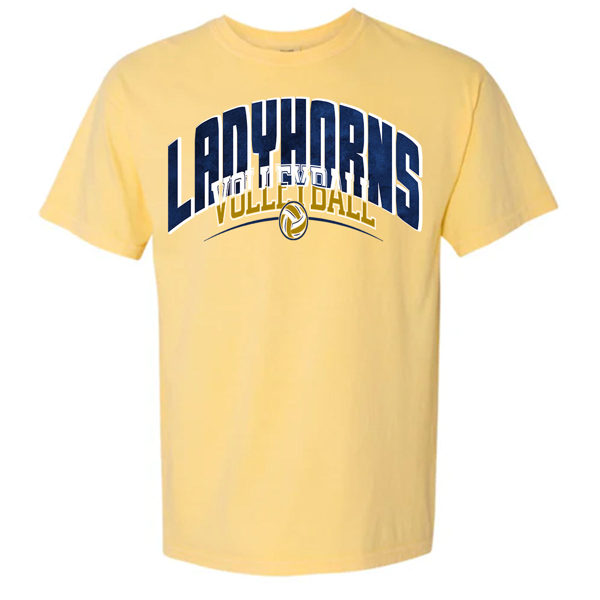 Lady Horns Volleyball Graphic Tee